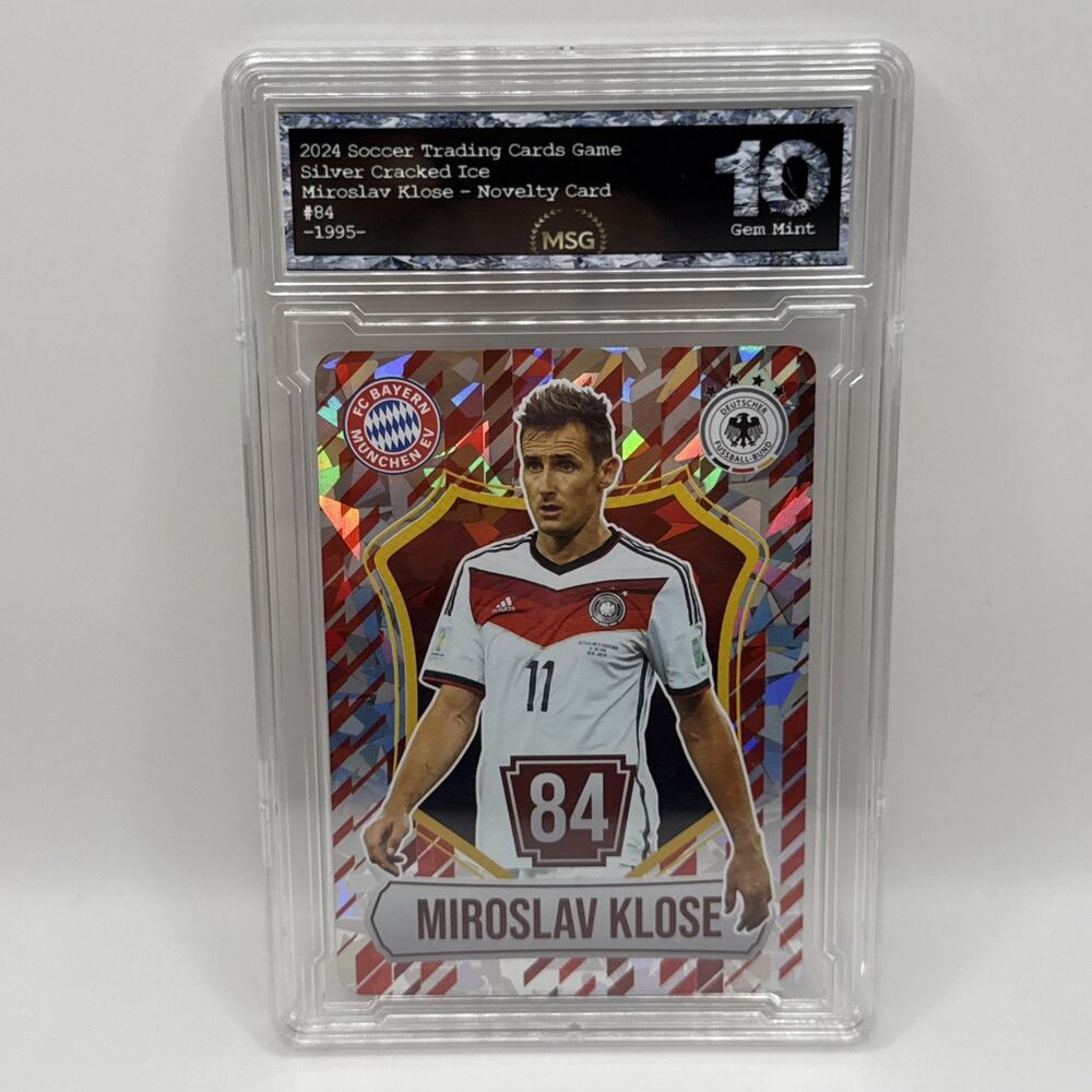 Miroslav Klose Holo Foil Soccer Card 2024 Graded 10 Bayern Munchen - Deutschland